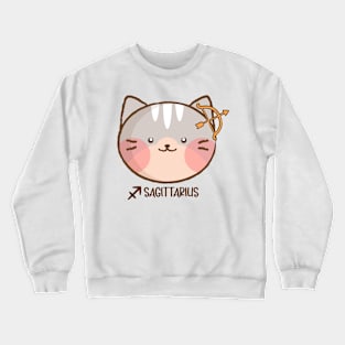 Sagittarius Cat Crewneck Sweatshirt